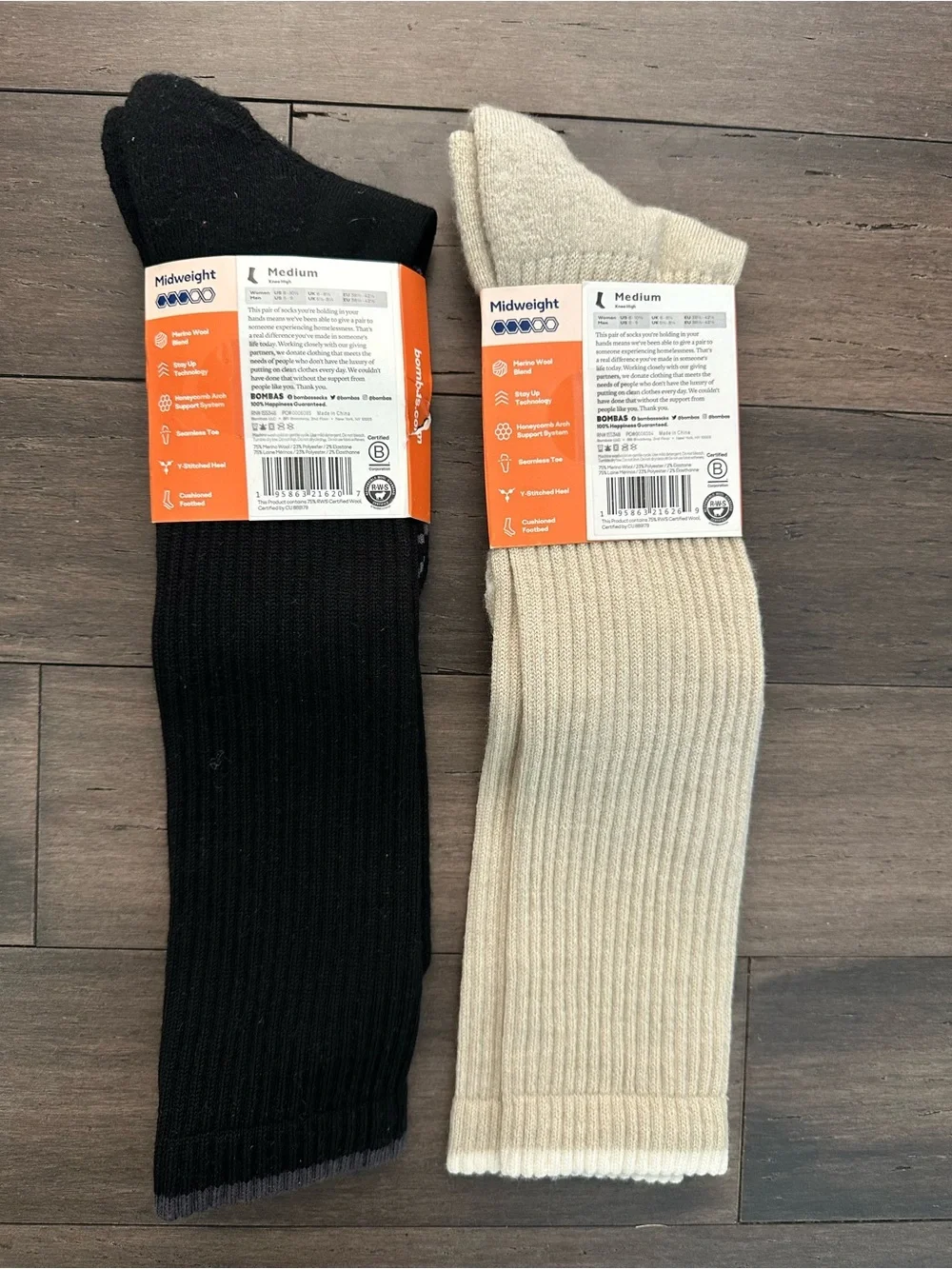 Bombas Merino Wool | Knee High | Medium